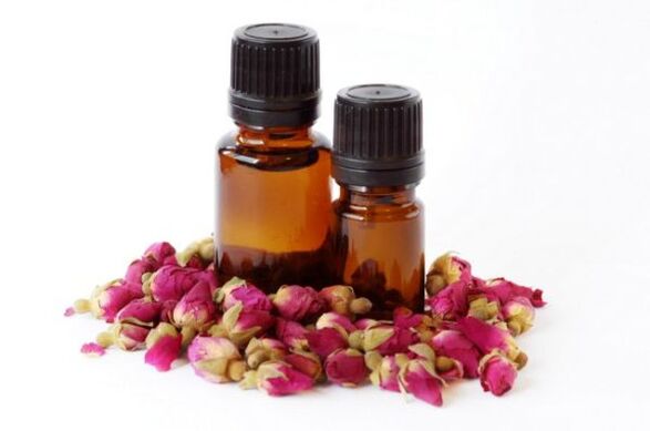 óleo essencial de rosa para rejuvenescimento da pele
