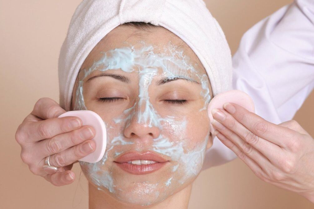 peeling facial para rejuvenescimento da pele