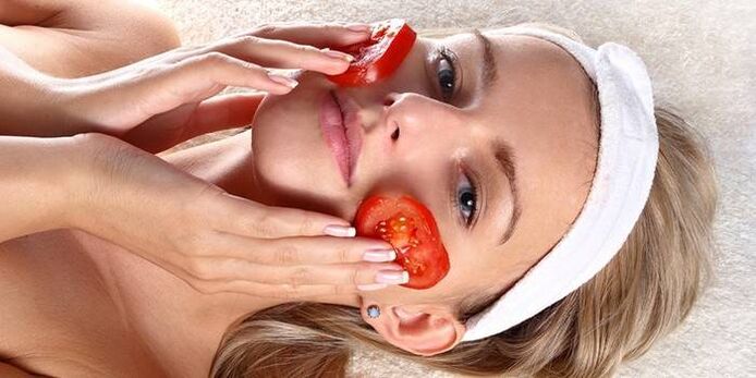 tomates para o rejuvenescimento da pele